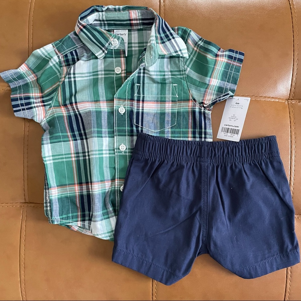 NWT Baby boy Shirt & Shorts Set